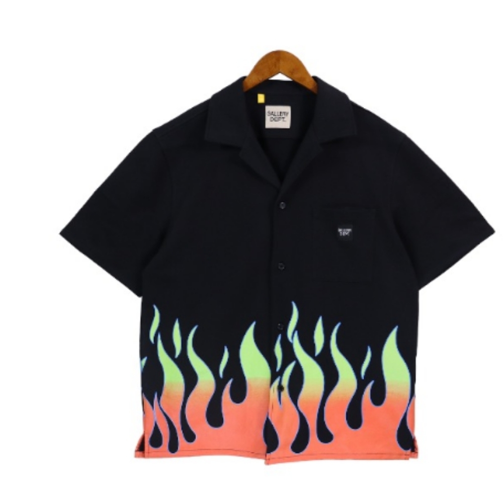 Gallery dept. Black casual short-sleeved shirt